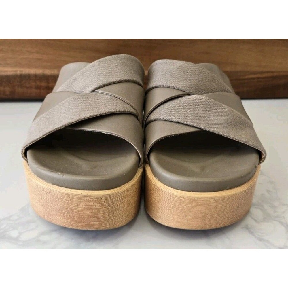 Lucky Brand Women's Dikona Dune Strap Wedge Sandal Sz 7 - Picture 4 of 7
